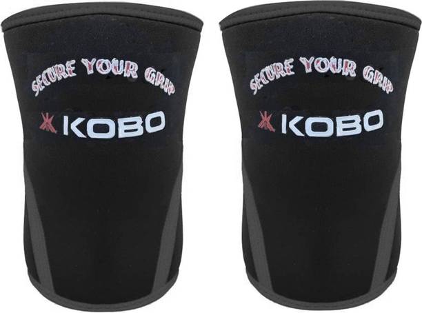 KOBO Power Weight Lifting Sleeves Wraps Bandages Knee Support