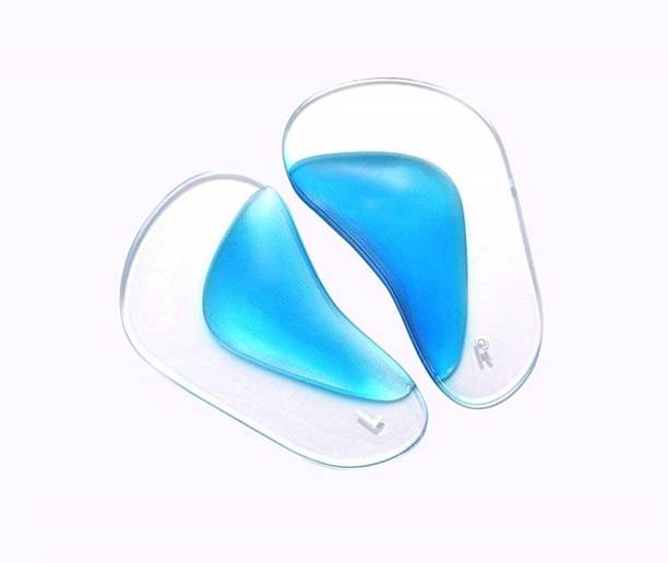 NIRMATSARAY 1 pair Blue Arch Support Insoles Fits for Flat Feet & Plantar for Women Heel Support