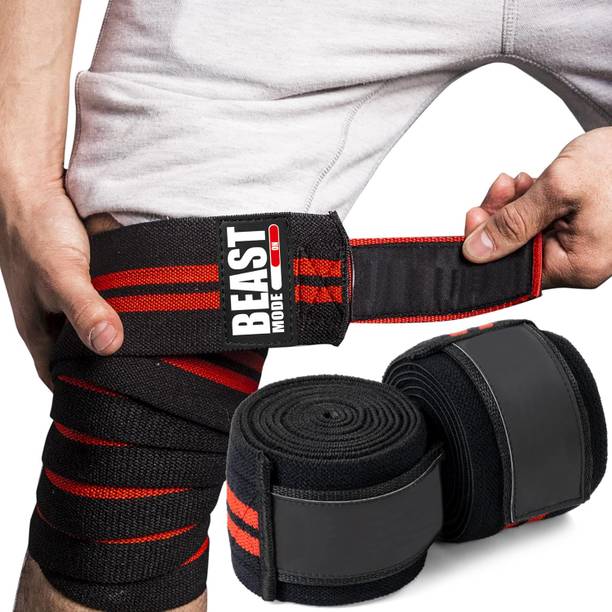 STEIGEN FITNESS beast mode knee wraps for squats, knee supporter for gym Knee Support