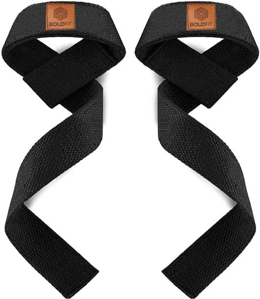 बोल्डफिट Weight Lifting Straps Wrist Bands Wrist Support Gym Wrist Band for Men Hand Band रिस्ट सपोर्ट