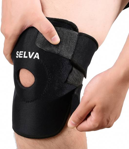 SELVA Durable Hinged Open Patella for Knee Pain Relief Knee Support