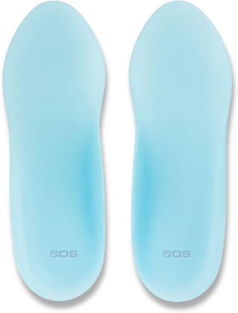 BOS MEDICARE Silicone Insole for Men & Women | Orthopedic Flat Foot Arch Support Pads Large Insole