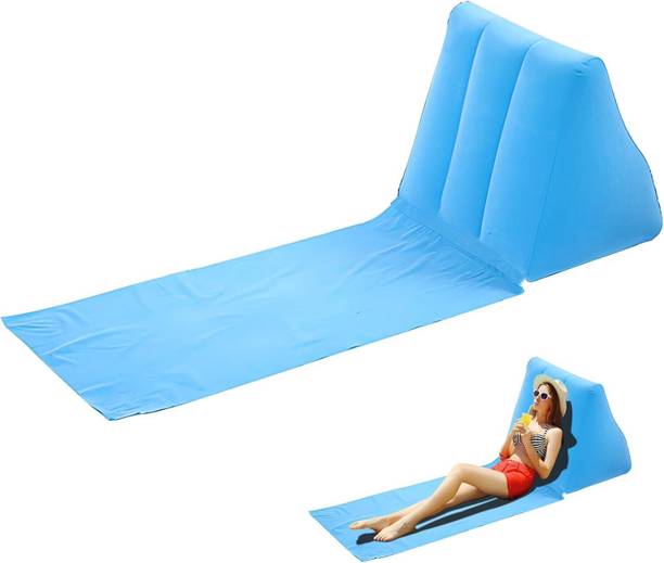 Clefairy Inflatable Back Cushion Portable Beach Reclining Lounger Wedge Shape Lounger Supporter