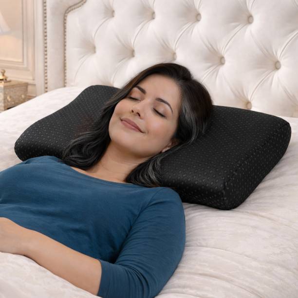 AGEasy Cervical Pillow Memory Foam Solid Orthopaedic Pillow Cervical Pillow