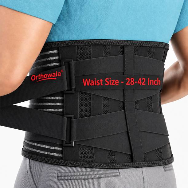 Orthowala Lumbar support Back Braces for Lower Back Pain Relief posture corrector Back / Lumbar Support