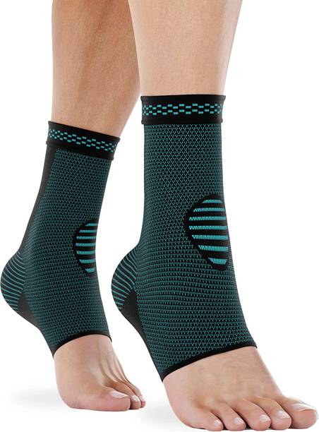 Leosportz Ankle Brace for Women & Men - 1 Pair of Ankle Support Sleeve Ankle Support