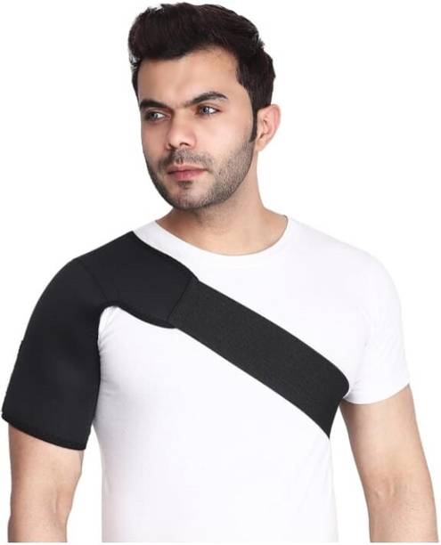 Vksurgical Shoulder Support Brace With Adjustable Stretch Strap Belt For Men & Women Shoulder Support