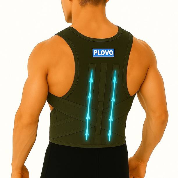 PLOVO Premium Posture Corrector for Men – Back Brace for Pain Relief & Support Posture Corrector