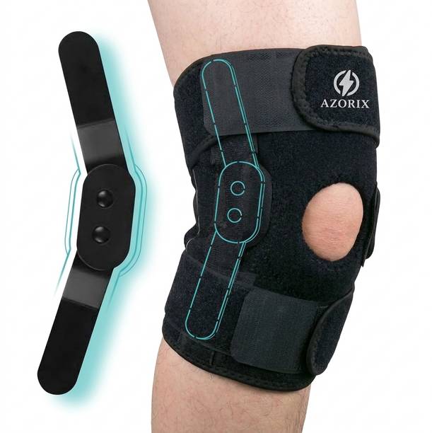 AZORIX Orthopedic Hinged Knee Brace for Meniscus Tear Support and Osteoarthritis Pain Knee Support