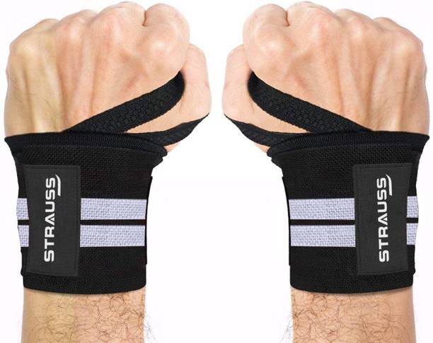 स्ट्रॉस WL Cotton Wrist Support | Wrist Band | Wrist Wrap | Gym Band रिस्ट सपोर्ट