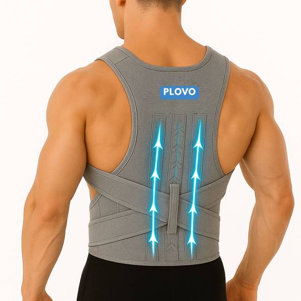 PLOVO Premium Posture Corrector for Men – Back Brace for Pain Relief & Support Posture Corrector