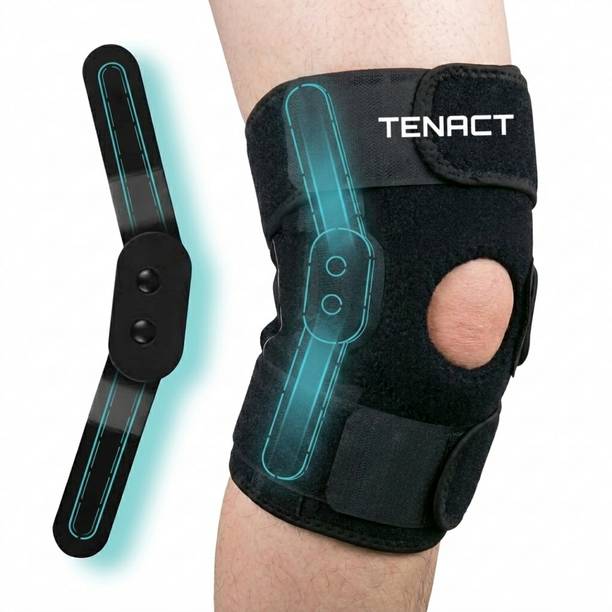 TENACT Hinged Knee Support Brace with Open Patella Design for All Day Comfort Wear Knee Support