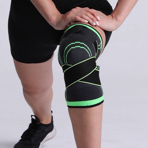 Xfinity Fitness Dual strap compression knee sleeve cap support for men and women (pack of 1) Knee Support