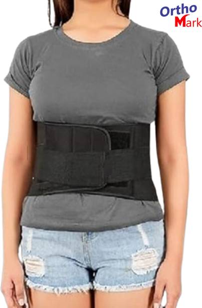 OrthoMark Back Support LS Lumbar Sacral Waist Belt For Men & Women Free Size Back / Lumbar Support