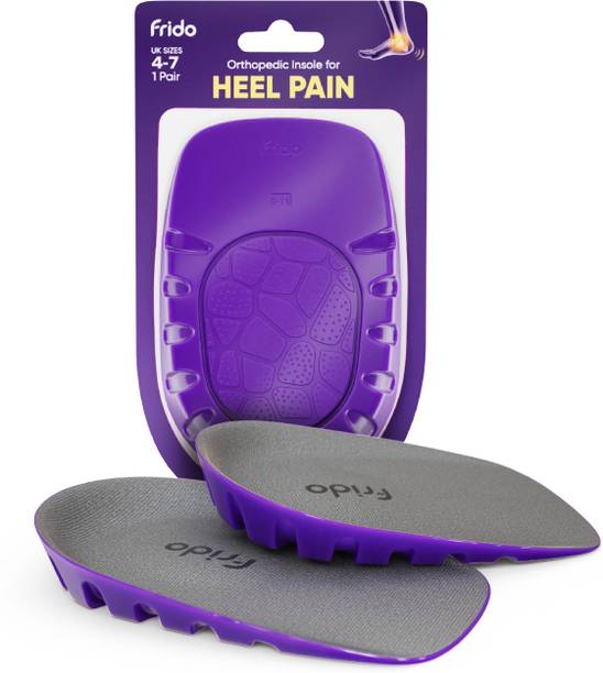 फ्रिडो Heel Cups for Heel Pain Relief, Heel Pads for Cushioning & Comfort, S (UK 4-7) हील सपोर्ट