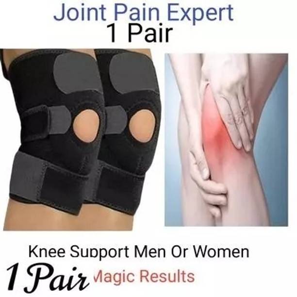 Mulkraj Ortho Knee Support(Men and Women) (Black)-14 Knee Support