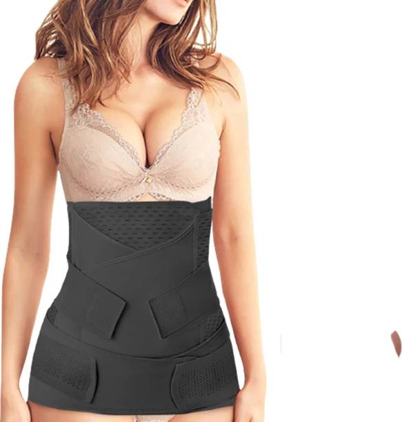 प्लेथन tummy reduction Shapewear Post pregnancy belt Abdominal belt after delivery for बैक और एब्डॉमेन सपोर्ट