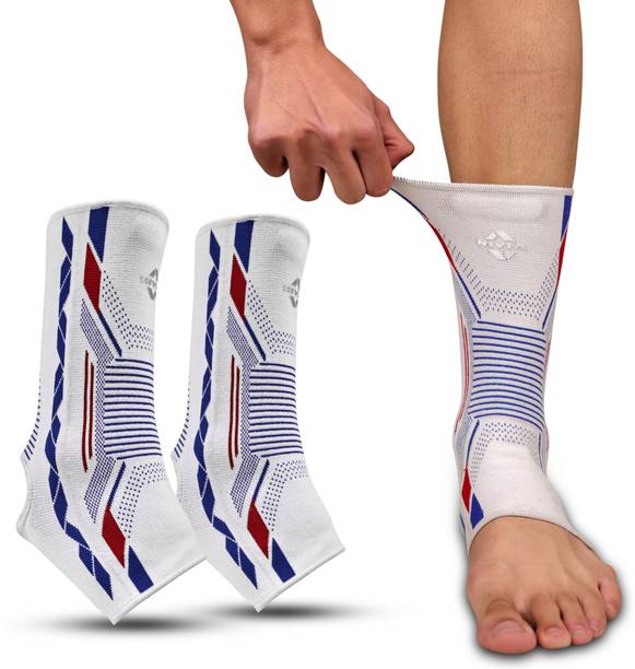 NIVIA Knitted Ankle Support with Silicon Ankle Support