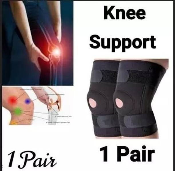 Mulkraj Ortho Knee Support(Men and Women) (Black)-92 Knee Support