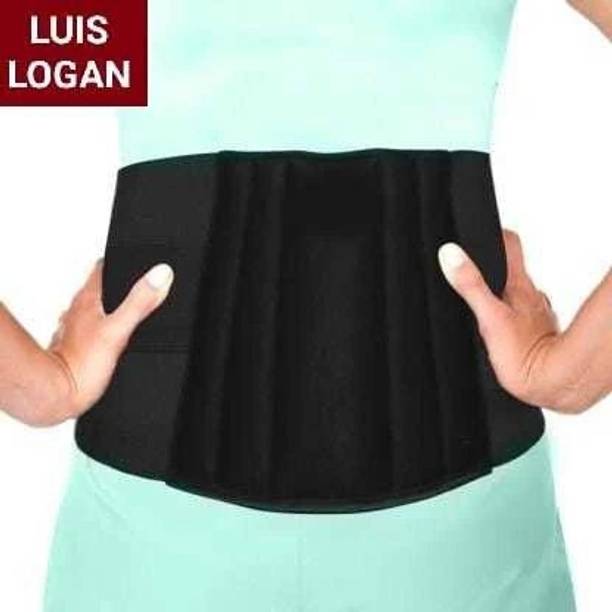 LUIS LOGAN Lumbar Support Waist belt for Back Pain Relief-Compression Belt (Black,XL) Back / Lumbar Support