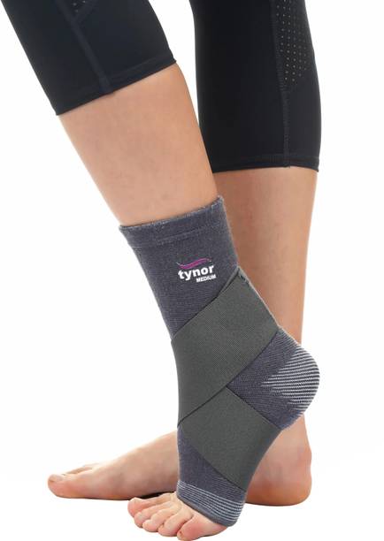 TYNOR Binder, Grey, Large, 1 Unit Ankle Support