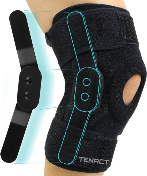 TENACT Premium Knee Support with Hinges Open Patella Joint Knee Pain Relief Hinged Knee Support