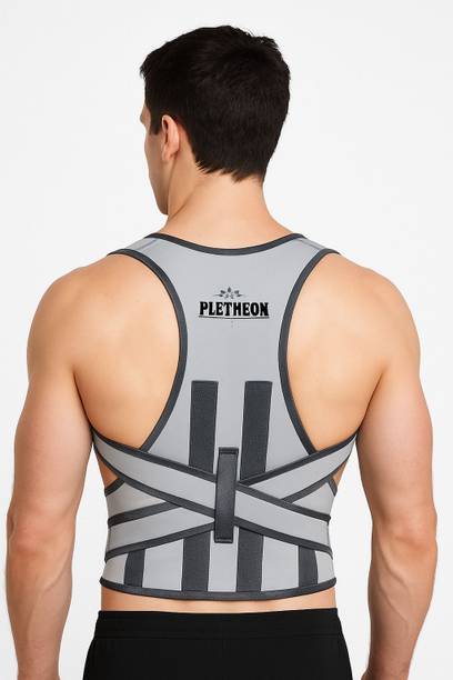 PLETHEON Posture corrector belt for men and women for back pain back support (FREE SIZE) Back / Lumbar Support