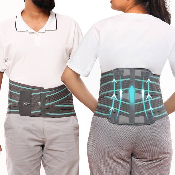 AGEasy Comfort Contoured LS Belt for Men and Women (Lumbar Support Belt) w/ Gel Padding Back / Lumbar Support