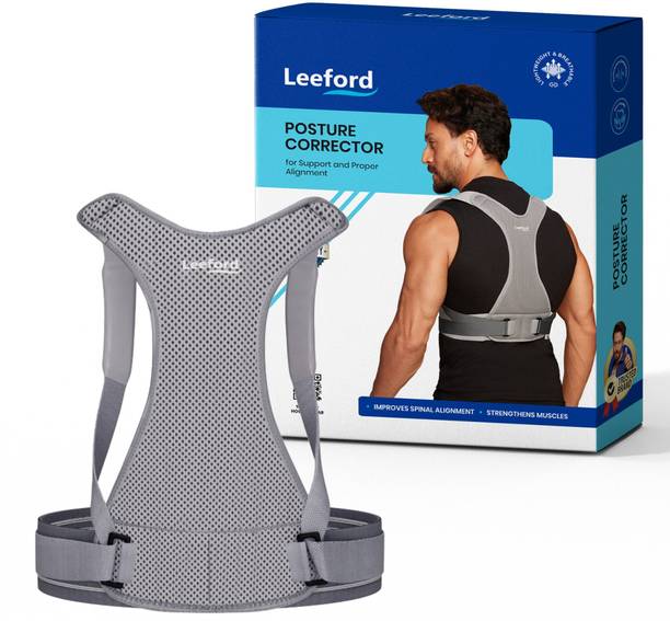 Leeford Posture Corrector Belt for Men & Women, Back Support Belt for Pain Relief Back / Lumbar Support