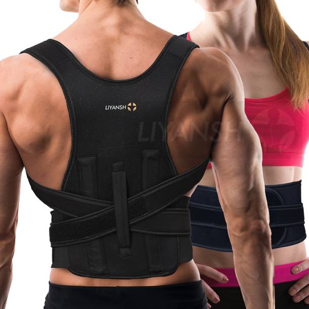 LIYANSH Premium Posture Belt Men And Women Back Support Belt , Shoulder Support Belt Posture Corrector