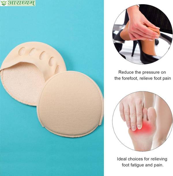 AARADHYAM Honeycomb Fabric Metatarsal Pads Invisible Socks Pads, forefoot pads for women Foot Support
