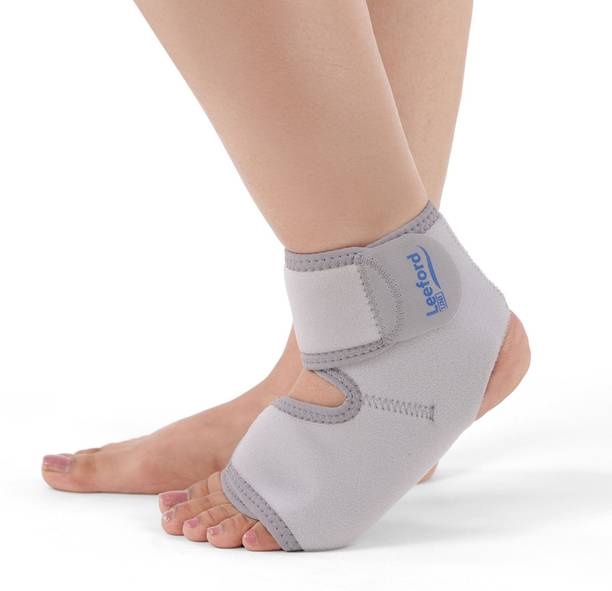 Leeford Neoprene Ankle Wrap | Support & Stabilize Ankle | 4-Way Stretch | Universal Size Ankle Support