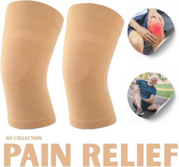 NV COLLECTION Ultra-Soft Brown Knee Support for Comfortable Use Knee Support