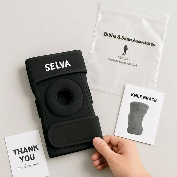 SELVA Hinged Knee Cap, Sports, Fitness, Joint Pain ,Arthritis Relief Knee Support