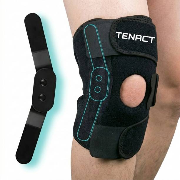 TENACT Premium Hinged Knee Support Brace for Maximum Stability and Patella Protection Knee Support