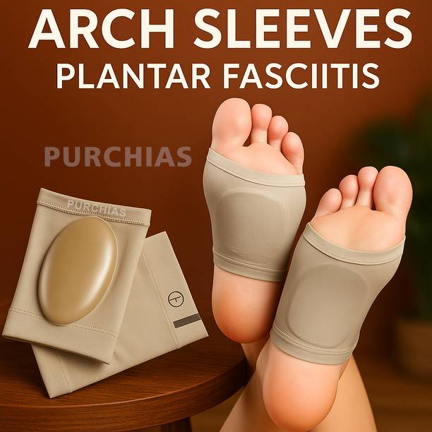 PURCHIAS Arch Support Sock With Comfort Gel Pad, Arch Brace for Flat Feet Support Band Foot Support