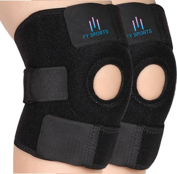 FY Sports Adjustable Knee Cap Support for Gym, Running Joint Knee Pain Relief Men & Women Knee Support