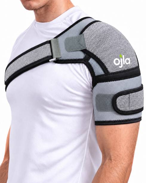 ojla Shoulder Support Brace Adjustable Stretch Strap Wrap Shoulder Support