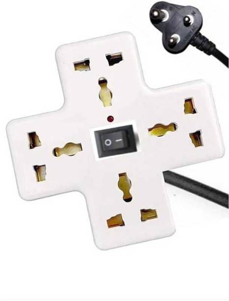 VNG 4-Socket Surge Protector Power with Heavy-duty cord 4  Socket Extension Boards