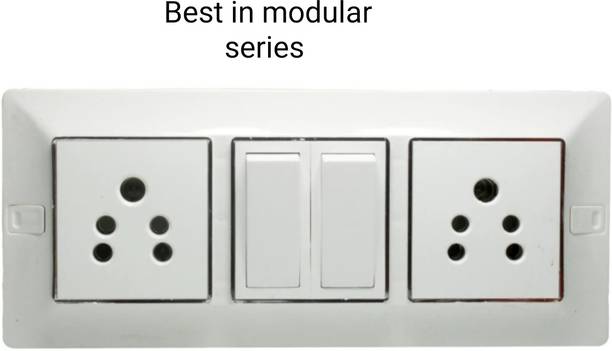 cromium 6 modular 2 shocket 2 switch 6.25 miter wire 2 Socket Extension Boards