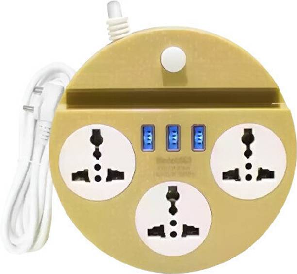 ZIYTRACK Power Extension Strip 3 USB Charging Port & 3AC Power Socket Multi Type Plug Use 6  Socket Extension Boards