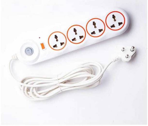 VNG 4-Socket Surge Protector Power with Heavy-duty cord 4  Socket Extension Boards