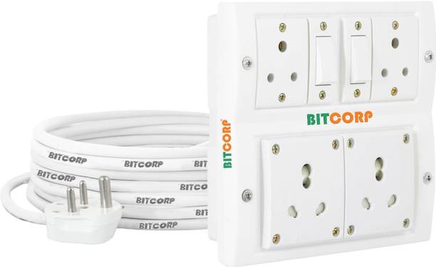 BITCORP 1.5MM-PL11-4+2-MultiSoc-6ATop-5M 4  Socket Extension Boards