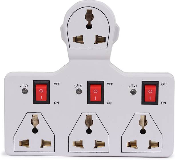 DIGWAY 4 UNIVERSAL SOCKET 3 SWITCH MULTI PLUG EXTENSION BOARD 4 UNIVERSAL SOCKET 3 SWITCH MULTI PLUG EXTENSION BOARD Three Pin Plug