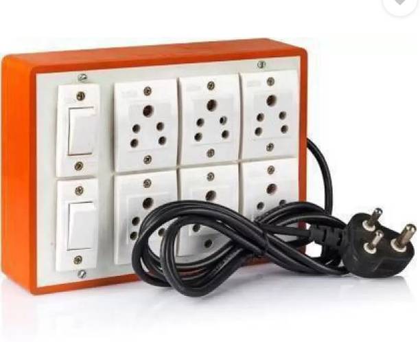 Cordnet Premium Extension Board With 6 Anchor Socket with 2 Anchor Switch 6  Socket Extension Boards