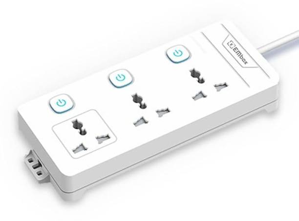 EMBox 10A Multi Plug 2500W 3  Socket Extension Boards