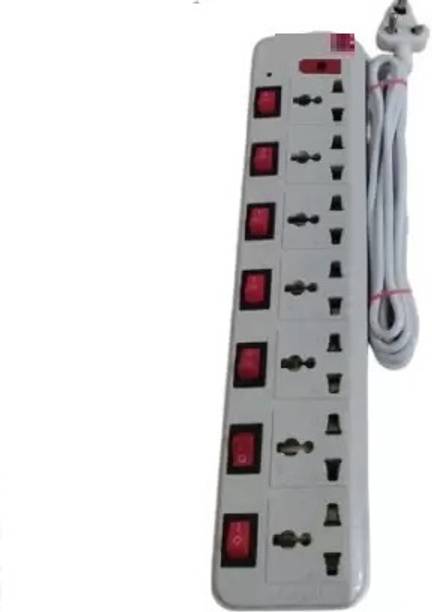D-DEVOX SB NEW 07 ELECTRIC BOARD POWER STRIP MULTI PLUG 7 socket 3m wire 7  Socket Extension Boards