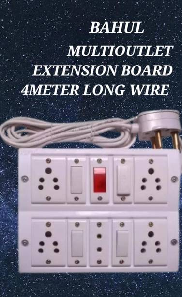 BAHUL Multioutlet extension board FITTED WITH ISI MARK UNBREAKABLE SWITCHES 5  Socket Extension Boards