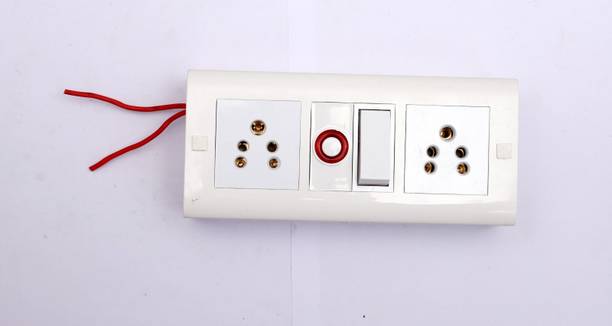 cromium 6 modular 2 shocket 1 indicator 1 switch without wire 2  Socket Extension Boards