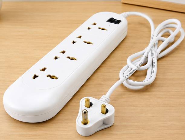 BEBLOOM 4 Multiplug Extension Cord with Switch Universal Power Strip Heavy Duty 1  Socket Extension Boards